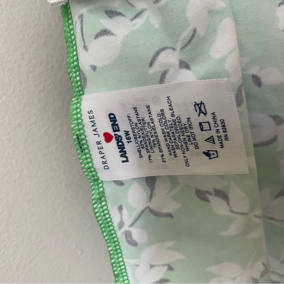 NWT Lands’ End Tankini Top - Picture 7 of 8